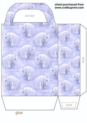 Beautiful Horse Heads Gift Bag 9