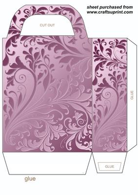 Floral Swirl Gift Bag