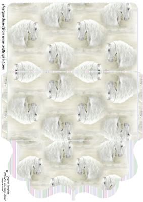 Horse Heads Clutch Bag Money/voucher Wallet 4