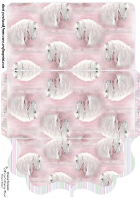 Horse Heads Clutch Bag Money/voucher Wallet 5