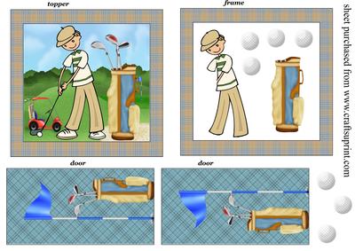 Golfer Topper with Doors