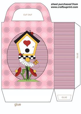 Pink Floral Gift Bag 1