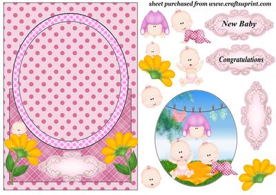 Baby Girl Card Front(o)