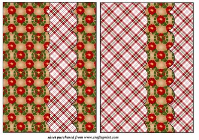 2 Red Dog Rose Card Front Blanks 2