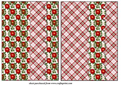2 Red Dog Rose Card Front Blanks 3