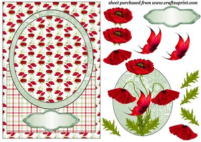 Red Poppy Card Front(c)