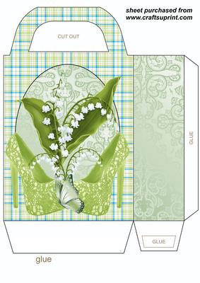 Lily of the Valley Shoe Gift Bag