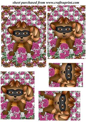 Flower Bandit Pyramid Topper 1