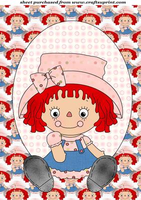 Raggedy Anne Topper 1