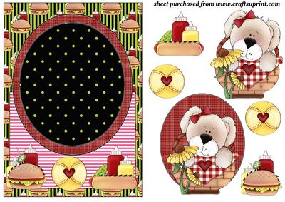 Picnic Puppy Card Front 1