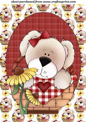 Doggie Picnic Topper 1