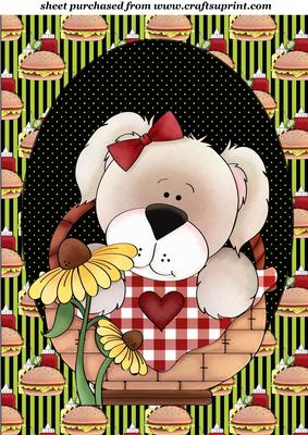Doggie Picnic Topper 3