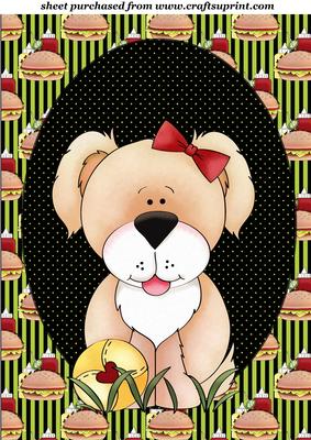 Doggie Picnic Topper 4