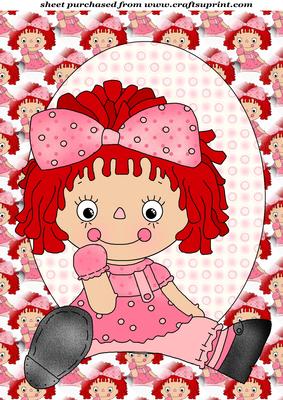 Raggedy Anne Topper 2