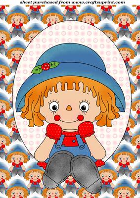 Raggedy Anne Topper 3