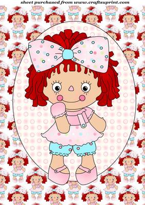 Raggedy Anne Topper 4
