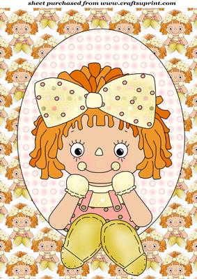 Raggedy Anne Topper 5