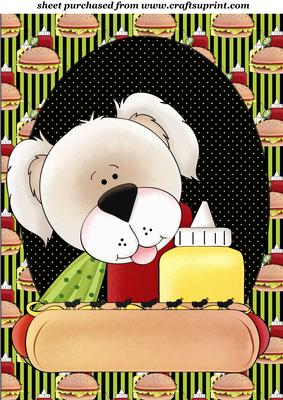 Doggie Picnic Topper 6