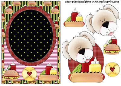 Puppy Picnic Card Front 3