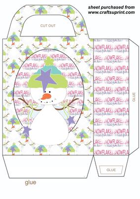 Snowman Christmas Gift Bag 4