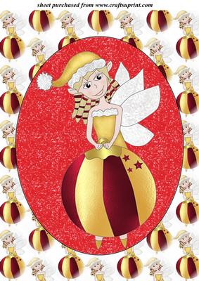 Christmas Bauble Fairy Topper 6