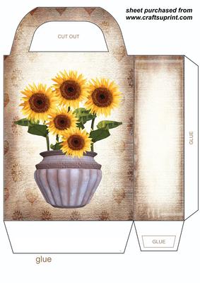 Floral Vase Gift Bag 5