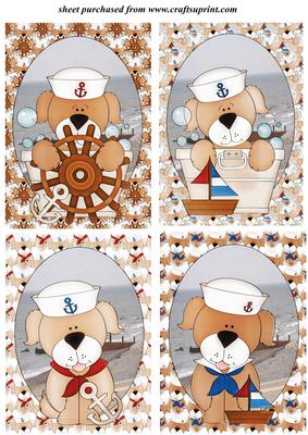 4 Old Sea Dog Toppers