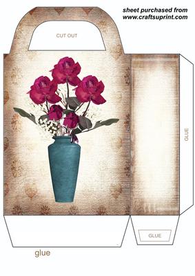 Floral Vase Gift Bag 8