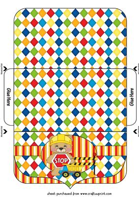 Construction Bear Money/voucher Wallet 2