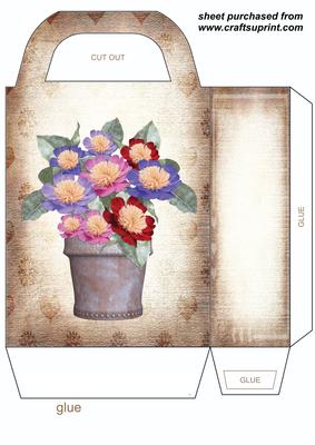 Floral Vase Gift Bag 10
