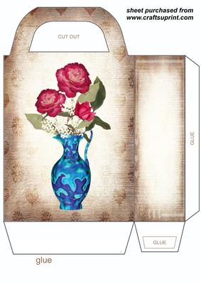 Floral Vase Gift Bag 13