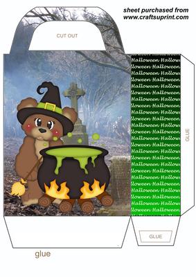 Halloween Bear Gift Bag 1