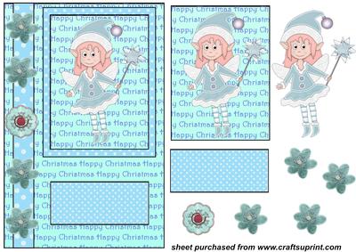 Christmas Fairy Card Front 2