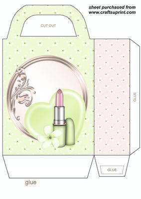 Lipstick and Heart Gift Bag 5