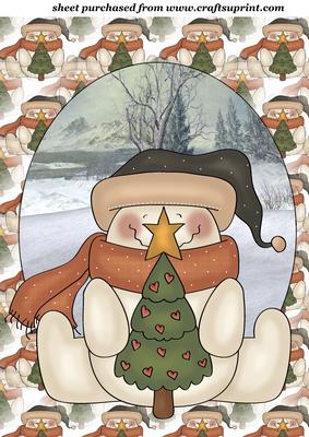 Christmas Tree Snowman Topper 5