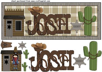 Theres a New Sheriff in Town Card Front Josh