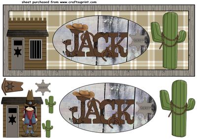 Jack New Sheriff in Town Card Front
