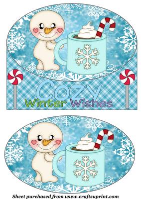 Cute Snowman Topper 4