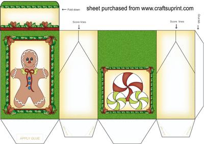 Christmas Gingerbread Pinch Bag 2