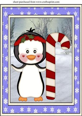 Blue Christmas Critter Topper 4