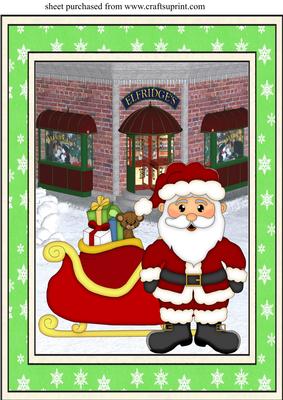Where Does Santa Go Shopping Topper 1