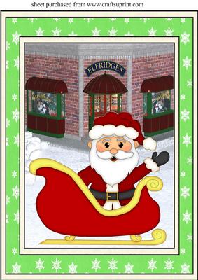 Where Does Santa Go Shopping Topper 3