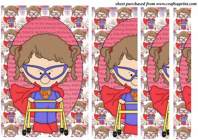 Super Hero Kids Side Stacker Card Front 2