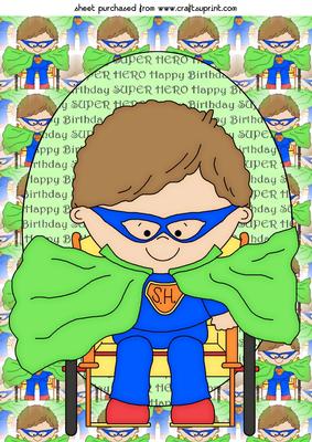 Super Hero Kids Topper 1