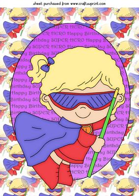 Super Hero Kids Topper 3