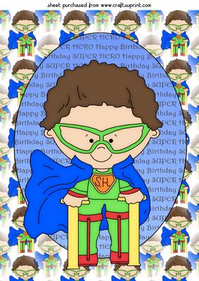 Super Hero Kids Topper 5