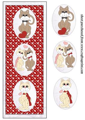 Sweetheart Kitties Card Front