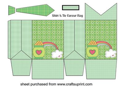 Luck of the Irish Shirt and Tie Gift Bag