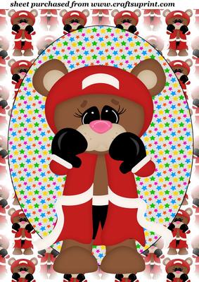 Boxer Bear Topper 6