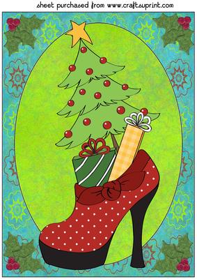 Christmas Shoe Topper 1